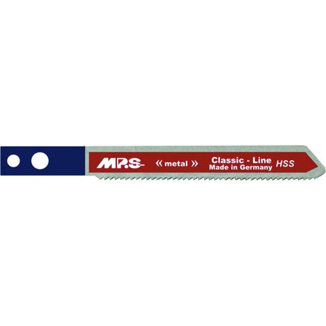 5 Lames scie Sauteuse HSS (pour acier/metal) dents fraisées avoyées 50/75Mm - 1.2mm mm