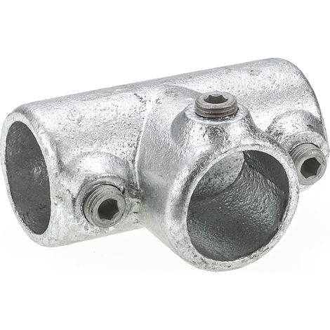 Rs Pro – Raccord en T – Profilé Type 1 – Ø 33.7mm – Longueur 96mm – En fonte pour systèmes de rampes – Joint d'about 90° (1/2)