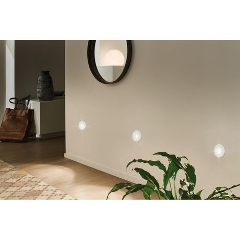 spots encastrés LED encastré mural rond incl. 1x1,7 watts projecteurs encastrés Blanc spot plastique lampe encastrée 2700 K (1/5)