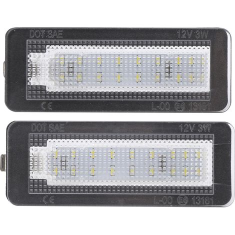 Feux de plaque d'immatriculation LED pour Mercedes Smart Fortwo Cabriolet/Coupé/Décapotable (1/5)