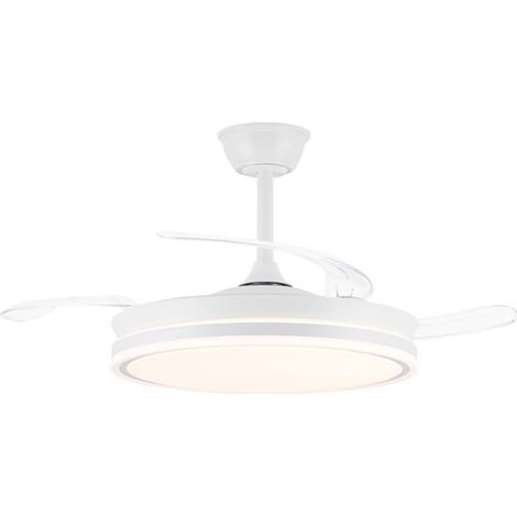 Cristalrecord modernes Deckenventilator transparent 106 cm