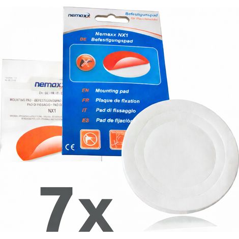 NEMAXX® Rauchmelder Befestigungspad Ø 80 mm – Original 3M Klebepad High-Tack, selbstklebend – Montage ohne Bohren/Werkzeug – Decke/Wand – Für Rauchwarnmelder, Brand-, CO- & Thermomelder – 7 Stück