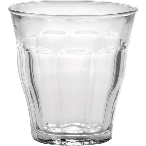 Duralex – Verre à eau bas 13 cL Picardie – Lot de 6 – Verre 100 % hygiénique – Haute résistance aux chocs et écarts de température
