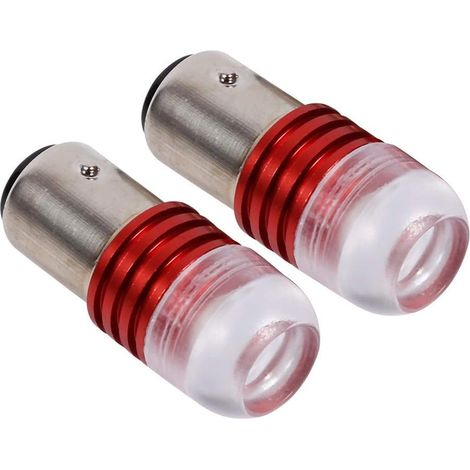 2 Pcs Feu Arrière Universel Feux de Clignotant LED Ampoule de Projecteur Queue de Sauvegarde Lumière de Frein Feux de Signalisation Feux Stop Stroboscope Lumière Rouge