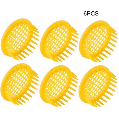 Kit reutilizable de 6 piezas para la cría de abejas, fabricado en plástico resistente: aislamiento preciso de la reina para apicultores principiantes y experimentados.