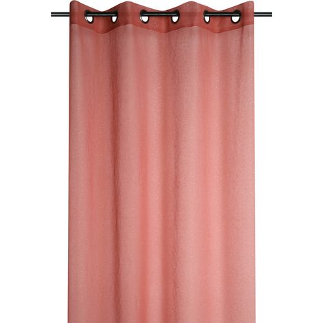 Voilage finitions dorées à oeillets Marsala 135x260 cm (1/2)