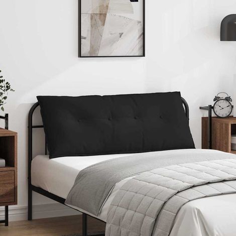 Rückenkissen Schwarz 120 x 50 cm Mikrofaserstoff