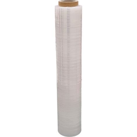 IMBALLAGGI 2000 - Film Estensibile Imballaggio Trasparente, 1 Rotolo 340Mx45H cm per Imballaggio Manuale Multiuso, Pellicola Imballaggio Extra Resistente, Rotoli Imballaggio per Spedizioni e Trasloco