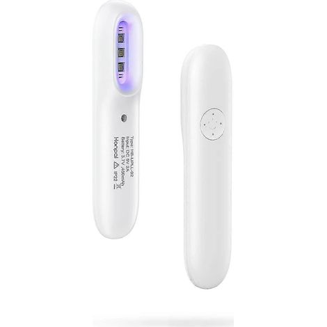 Lampe de stérilisation LED Mini 311 nm, lampe de photothérapie portable à bande étroite UV avec minuterie et lunettes de sécurité (1/4)