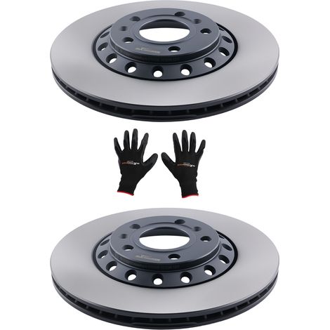 Pair Rear Brake Disc Left & Right for AUDI A8 D3 4E2 4E8 02-10 3D0615601D 310mm