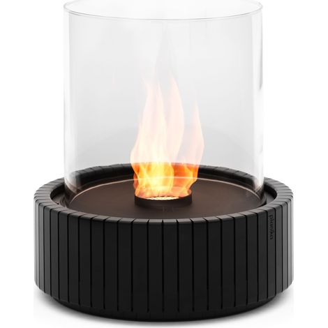 Planika – Lotus, braciere da tavolo a bioetanolo, portatile e senza fumo, adatto per interni ed esterni, con autonomia di combustione fino a 3,5 ore