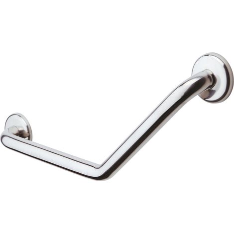 Maniglione Bagno di Sicurezza a 45° Angolare in Acciaio Inox Safe Medium