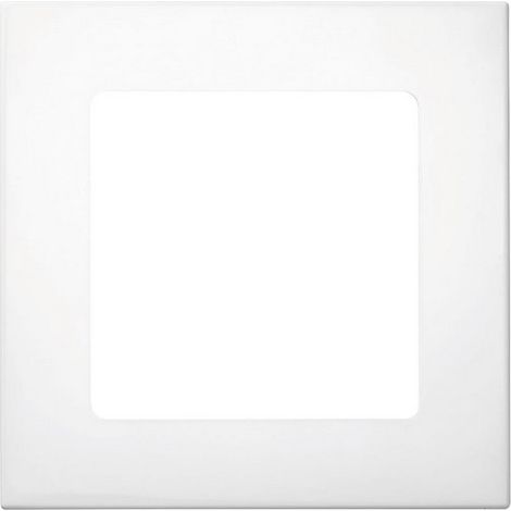 Somfy – Cadre SMOOVE blanc laqué – Dimensions 80x80x10 mm – Fixation par clippage – Compatible avec modules de commande sensitif