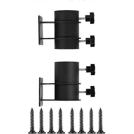 Lot de supports pour parasols de terrasse, supports de fixation robustes pour parasols d'extérieur, à installer sur une terrasse, un balcon ou dans un jardin. (1/5)