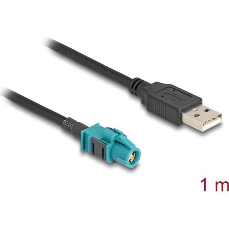 Delock Cable HSD Z hembra a USB 2.0 Tipo-A macho 1 m