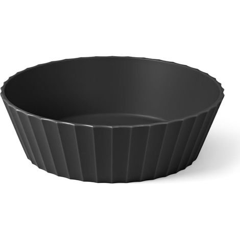 Bol Hera M Carbon Black Ø 20 cm - Snack Salse Stuzzichini - Fabriqué en Italie (1/5)