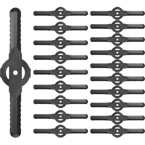 20 PièCes Lames de Tondeuse à Gazon en Plastique Lame de Tondeuse à Gazon Tondeuse Sans Fil Outil de Jardin Tondeuse à Gazon Accessoires de Tondeuse (1/5)