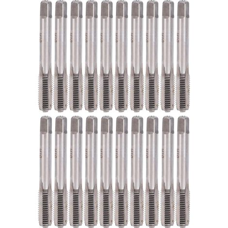 Taraud, 20 pièces, M10, acier à outils, pour aluminium et fer (1/5)