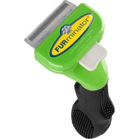 Furminator Étrille Petite pour Chien Poil Long – Brosse Démêlante pour Sous-Poil et Nœuds