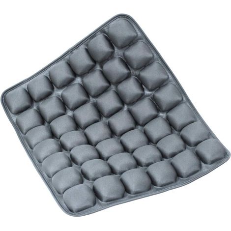 Coussin Orthopédique de Siège Gonflable pour, Soulage Les douleurs du Coccyx, la Pression, Coussin Anti Escarres, pour siège de Voiture, Chaise, Fauteuil Roulant, Gris H801