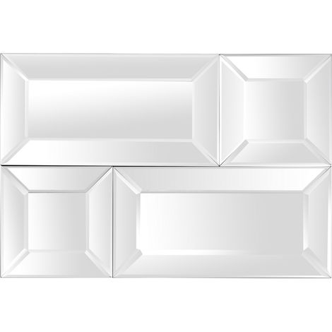 Rahmenloser rechteckiger Spiegel 130x5x88 cm (1/5)