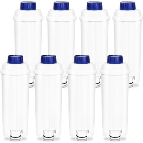 Randaco 8x Filtro acqua per Delonghi compatibile con 60 litri d'acqua per DLSC002 ECAM ETAM EC800 con carbone attivo