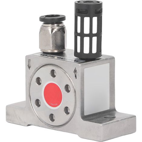 Vibrateur turbine pneumatique en acier inox 304, filetage entrée sortie G1/8in, oscillateur à air comprimé (1/5)