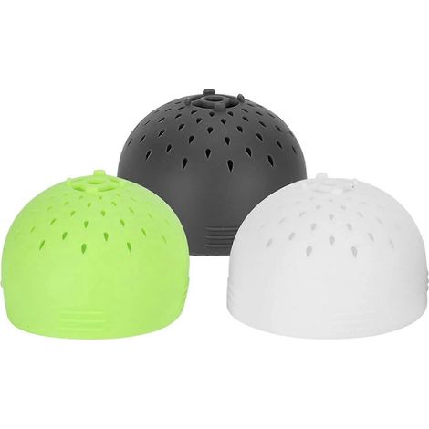 Mini passoire 3 pièces, égouttoir portable en silicone, mini passoire avec couvercle filtrant pour aliments - Égouttez et retenez rapidement les aliments (1/5)