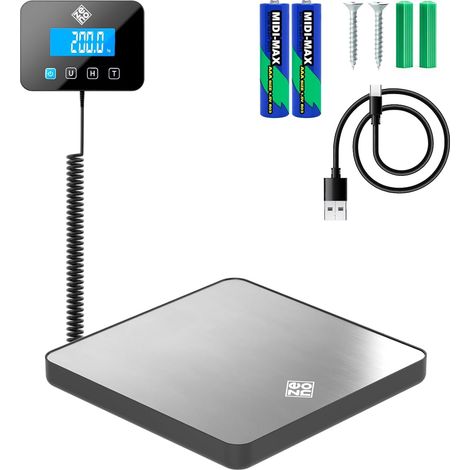 Balance Colis Électronique - 200 kg - Précision 10 g - Fonction Hold-Tare (1/5)