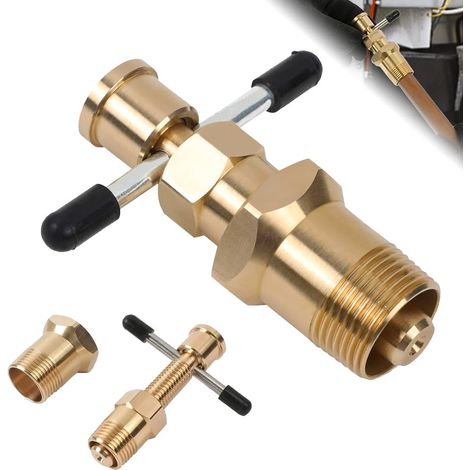 Estrattore a forma di oliva, estrattore a forma di oliva da 15 mm e 22 mm, estrattore a forma di oliva, non danneggia i raccordi per tubi in ottone massiccio, estrattore per anelli di compressione, ut