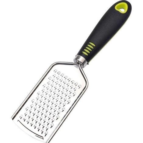 Râpe à Fromage, 6 x 24.5 cm Zesteur Professionnel en Acier Inoxydable Râpeuse Cuisine avec Poignée PP pour Vegetables Fruits Citrons Chocolates (1/5)