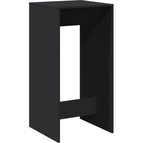 Maison Exclusive - Tavolo da Bar Nero 51x50x103,5 cm in Legno Multistrato
