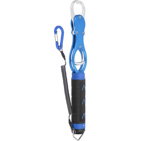 Pince à lèvres de pesée pour poissons en alliage d'aluminium portable - Outil de contrôle avec balance Bleu (1/5)