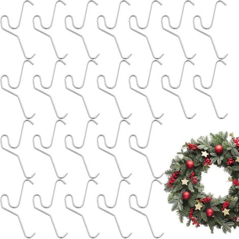 24 crochets à vis, inox, pour plafond et mur et objets suspendus (1/5)