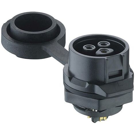 Lutronic 2420 08 T18 CB 100 Connecteur rond embase femelle à encastrer Nombre total de pôles: 8 1 pc (1/3)