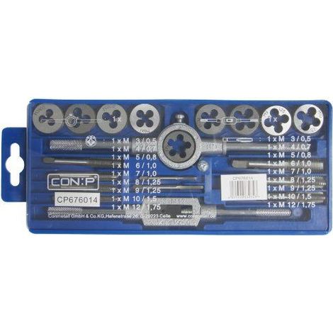 CON:P CP676014 Jeu d'outils a fileter 20 pieces