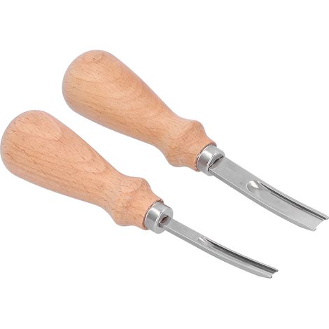 Biseau Artisanal pour Cuir - Outil de Découpe et Marquage en Cuir DIY (1/5)