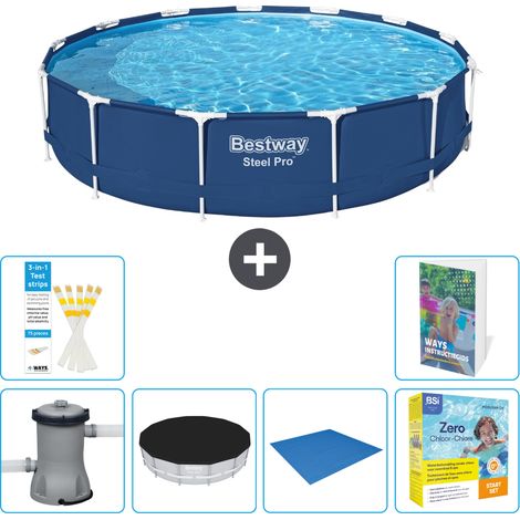 Bestway Steel Pro Rund - 396x84 cm - 7-teilig S198