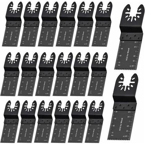 De Scie Oscillante Universelle À Dégagement Lot De 20 Lames Rapide Pour Dewalt Bosch Makita Fein Multimaster Dremel 35 Mm (1/5)