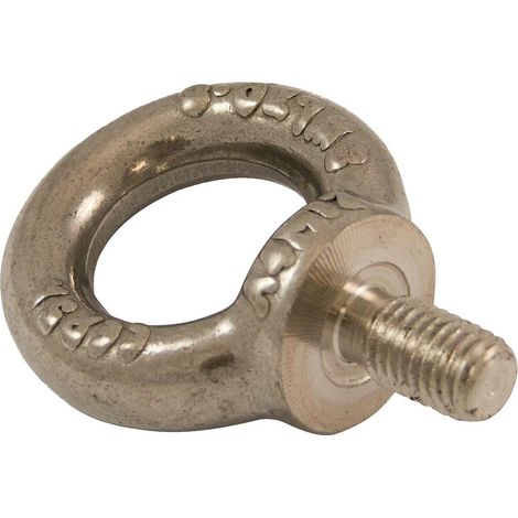 Anneau de levage mâle DIN 580 inox 180 à 3600 kg - Diamètre : 10mm