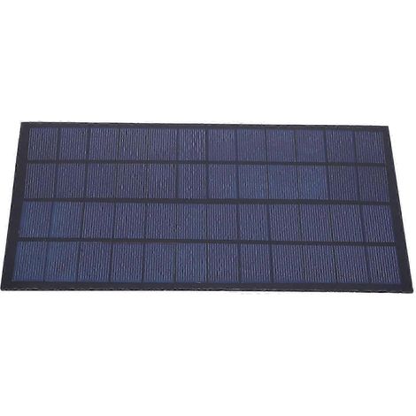 Chargeur solaire époxy 12 V 7 W à taux de conversion élevé pour lampes de jardin, lampes torches et jouets (1/5)