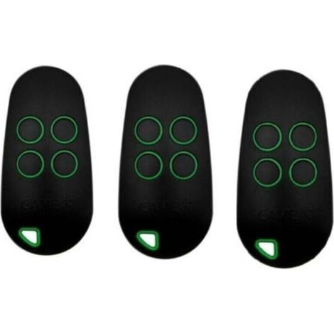 Émetteur portatif à code fixe 4 canaux TOPD4FRN 806TS-0330, -DOUble fréquence 433,92 MHz et 868,35 MHz-DOU