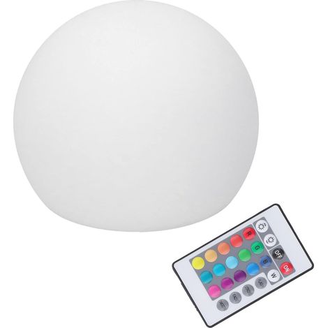 Veilleuse Boule LED RGBW avec 16 Couleurs à intensité (1/5)