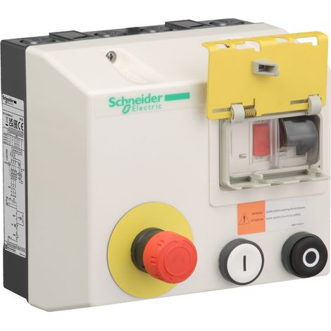 Arrancador estanco SCHNEIDER 380 V 17.23 A para control de motores eléctricos.