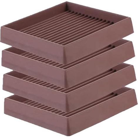 Patins antidérapants pour meubles — 7,6 cm (taille standard anglaise), marron, lot de 20 — Protections de sol et patins pour meubles. Conviennent aux pieds de chaises (parquet, vinyle et carrelage). C (1/3)