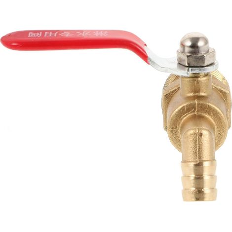 Robinet à bille pour eau chaude et eau froide, raccord de plomberie à poignée ronde, connexion rapide, 1 pièce (1/5)