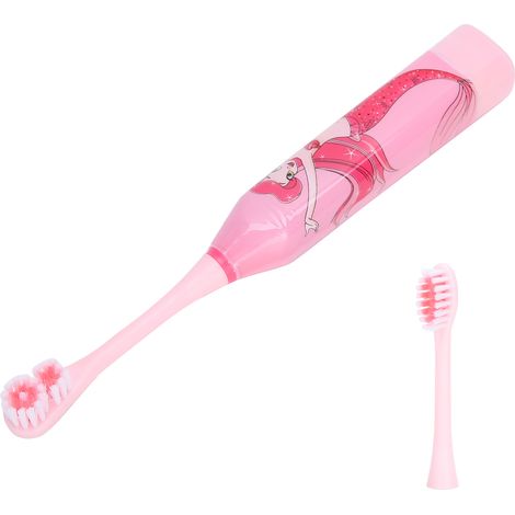 Brosse à dents électrique enfant - Modèle cartoon adorable pour soins bucco-dentaires - Rose (1/5)