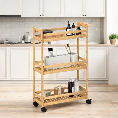 Armoire de rangement en bambou 55 x 20 x 75 cm (1/5)