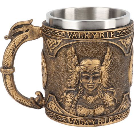 Chope à bière en acier inoxydable et résine double couche résistante aux hautes températures, motif pirate, accessoires pour boissons (1/5)