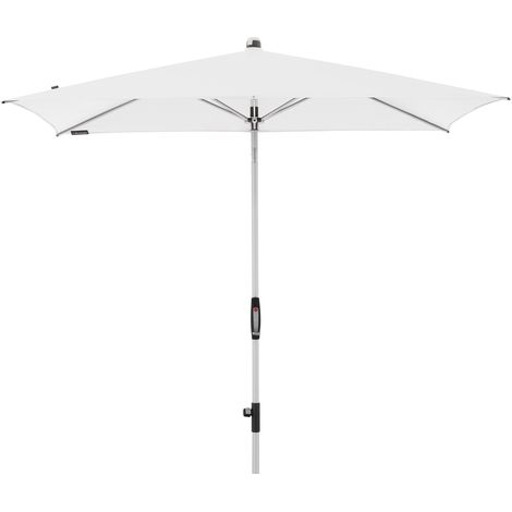 Knirps Sonnenschirm / Kurbelschirm "Automatic" mit Höhenverstellung, 230 x 150 cm, weiß, Bezug aus 100% Polyester, Gestell aus Aluminium, Streben aus Stahl, 7,1 kg (1/5)